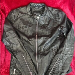 GUESS Black Floral Lined Jacket